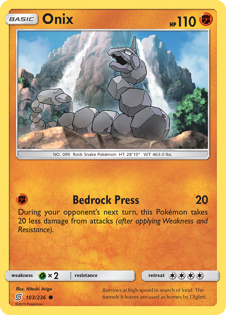 Onix (103/236) [Sun & Moon: Unified Minds] | Game Haven TX