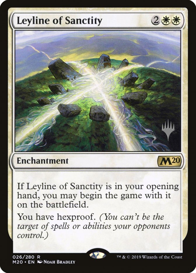Leyline of Sanctity [Core Set 2020 Promos] | Game Haven TX