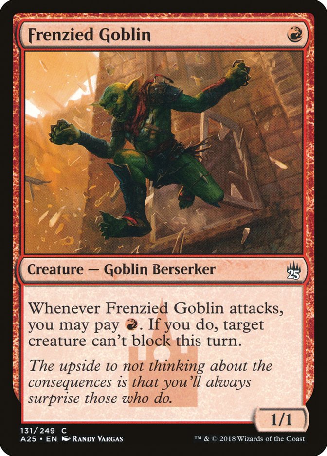 Frenzied Goblin [Masters 25] | Game Haven TX