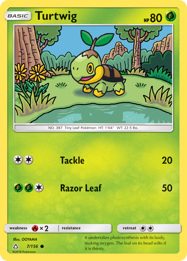 Turtwig (7/156) [Sun & Moon: Ultra Prism] | Game Haven TX