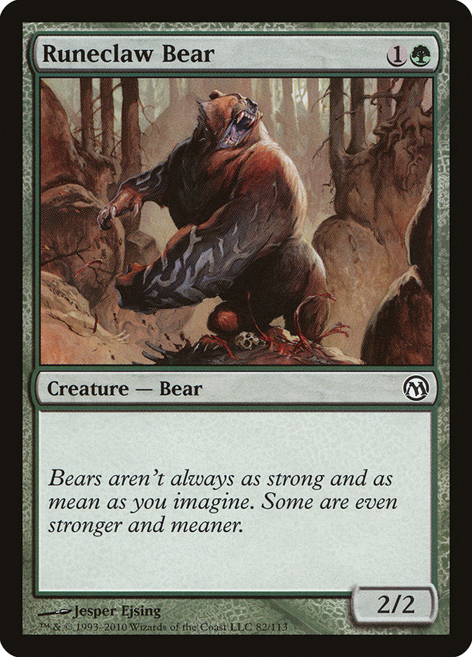 Runeclaw Bear [Duels of the Planeswalkers] | Game Haven TX