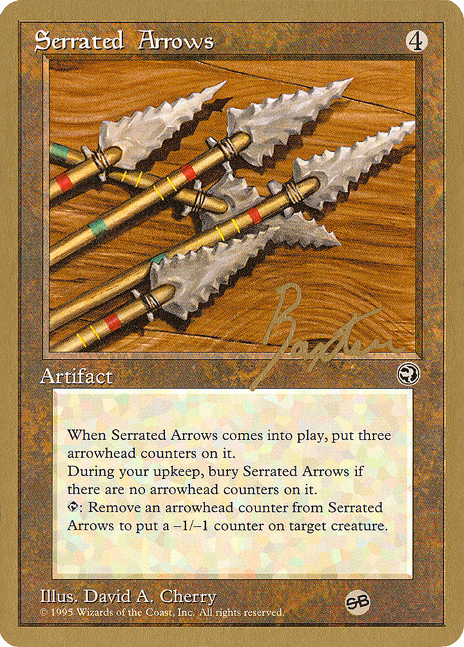 Serrated Arrows (George Baxter) (SB) [Pro Tour Collector Set] | Game Haven TX