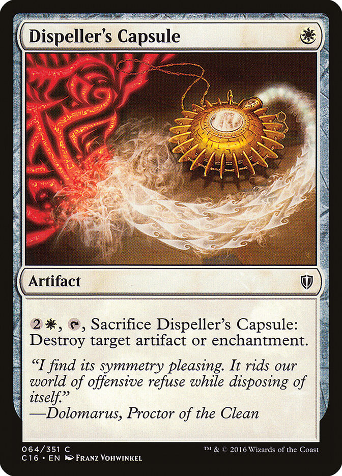 Dispeller's Capsule [Commander 2016] | Game Haven TX