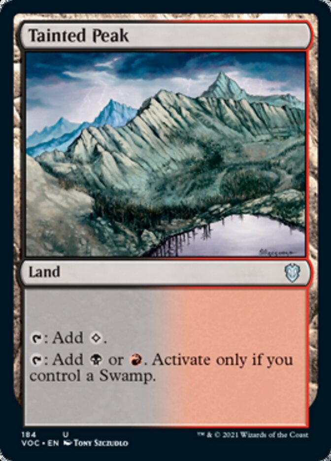 Tainted Peak [Innistrad: Crimson Vow Commander] | Game Haven TX
