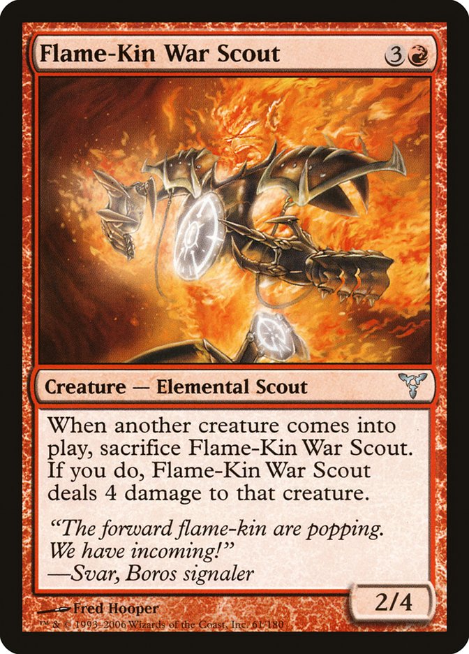 Flame-Kin War Scout [Dissension] | Game Haven TX