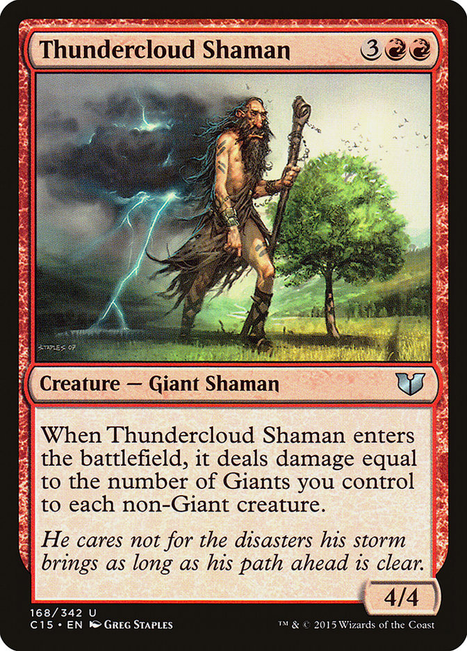 Thundercloud Shaman [Commander 2015] | Game Haven TX