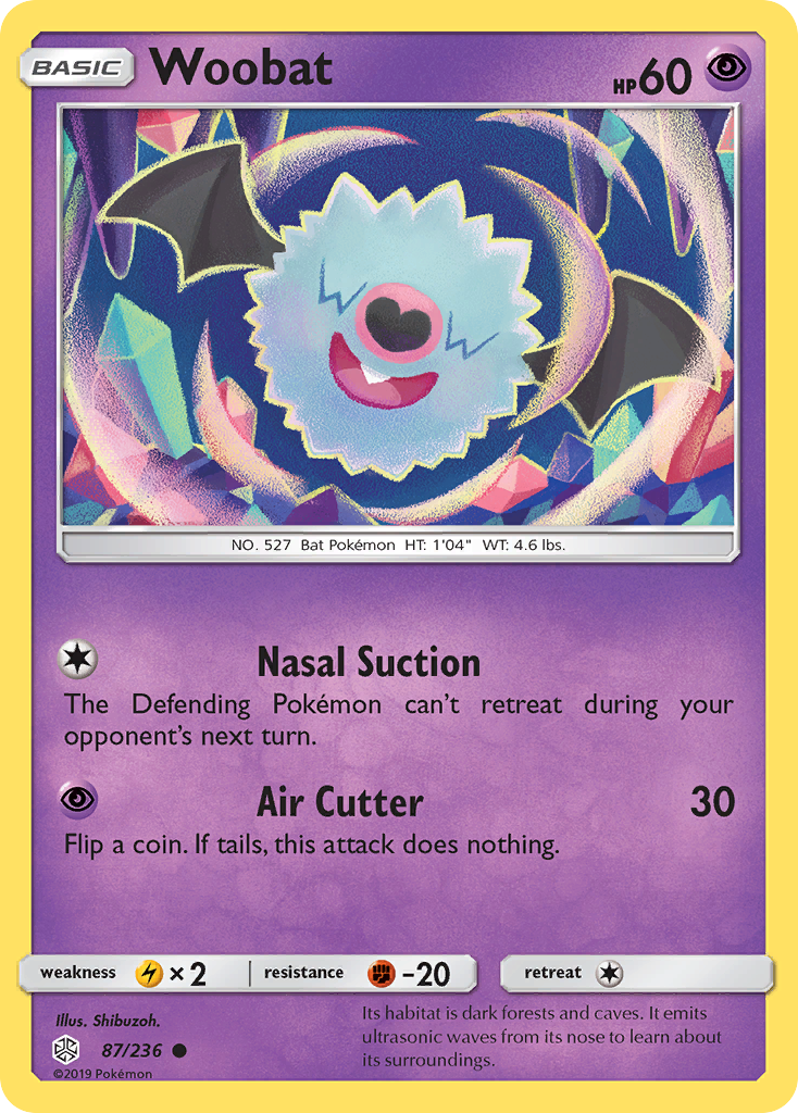 Woobat (87/236) [Sun & Moon: Cosmic Eclipse] | Game Haven TX