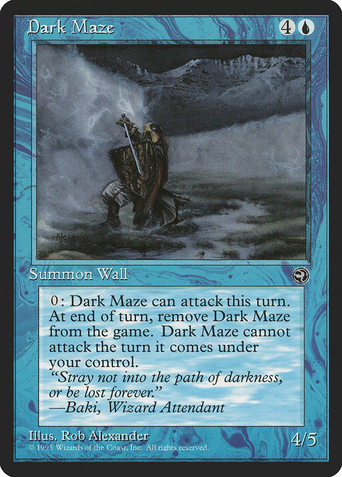 Dark Maze (Baki Flavor Text) [Homelands] | Game Haven TX
