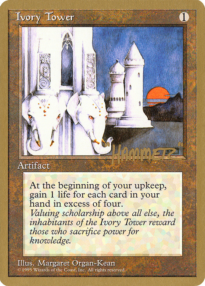 Ivory Tower (Shawn "Hammer" Regnier) [Pro Tour Collector Set] | Game Haven TX