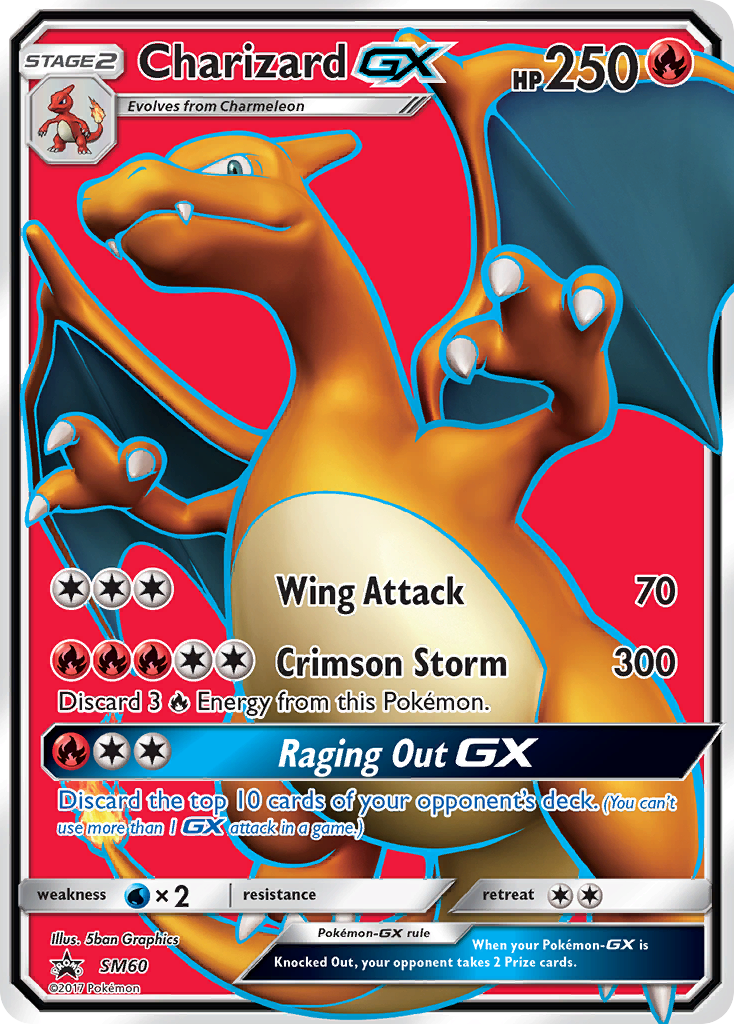 Charizard GX (SM60) [Sun & Moon: Black Star Promos] | Game Haven TX