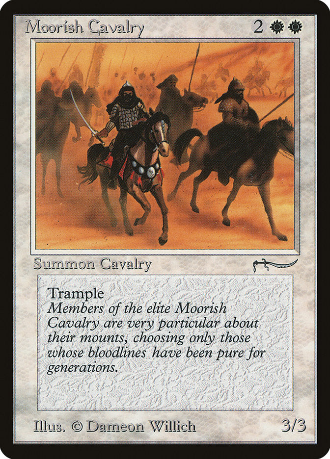 Moorish Cavalry (Light Mana Cost) [Arabian Nights] | Game Haven TX