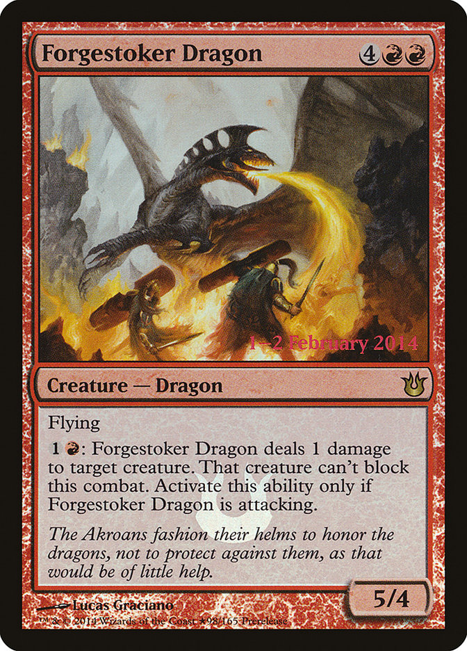 Forgestoker Dragon [Born of the Gods Promos] | Game Haven TX