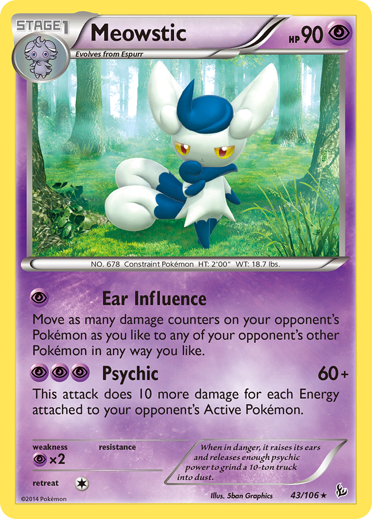Meowstic (43/106) [XY: Flashfire] | Game Haven TX