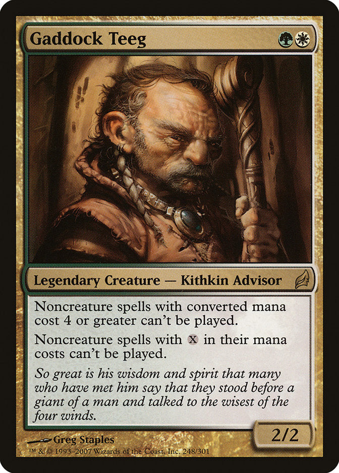 Gaddock Teeg [Lorwyn] | Game Haven TX