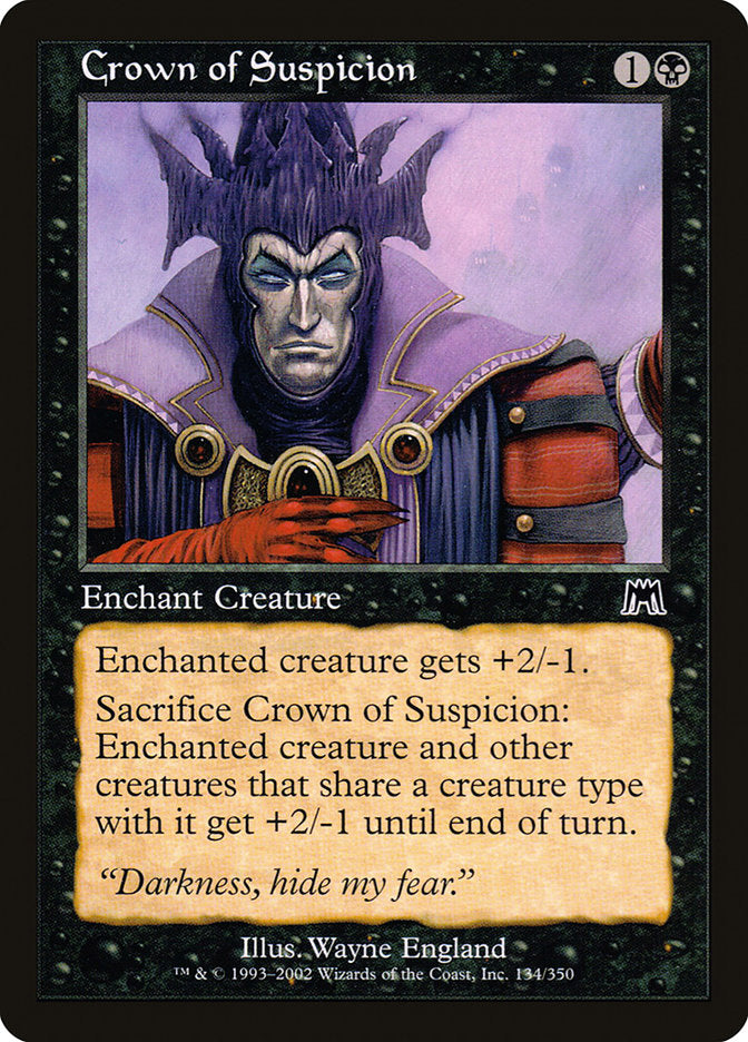 Crown of Suspicion [Onslaught] | Game Haven TX