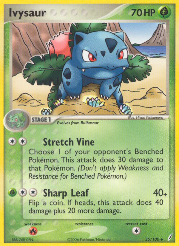 Ivysaur (35/100) [EX: Crystal Guardians] | Game Haven TX