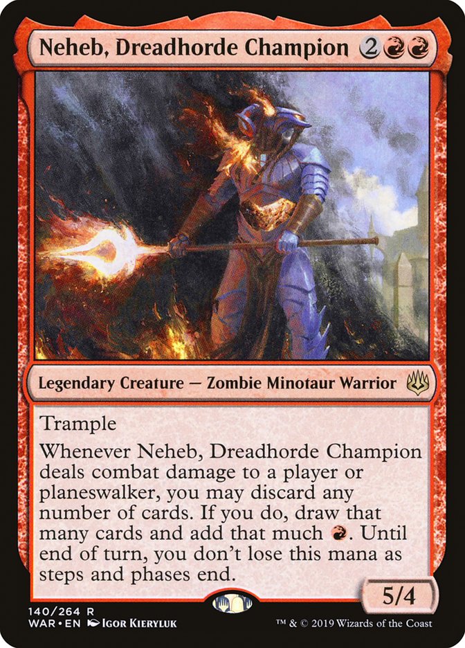 Neheb, Dreadhorde Champion [War of the Spark] | Game Haven TX