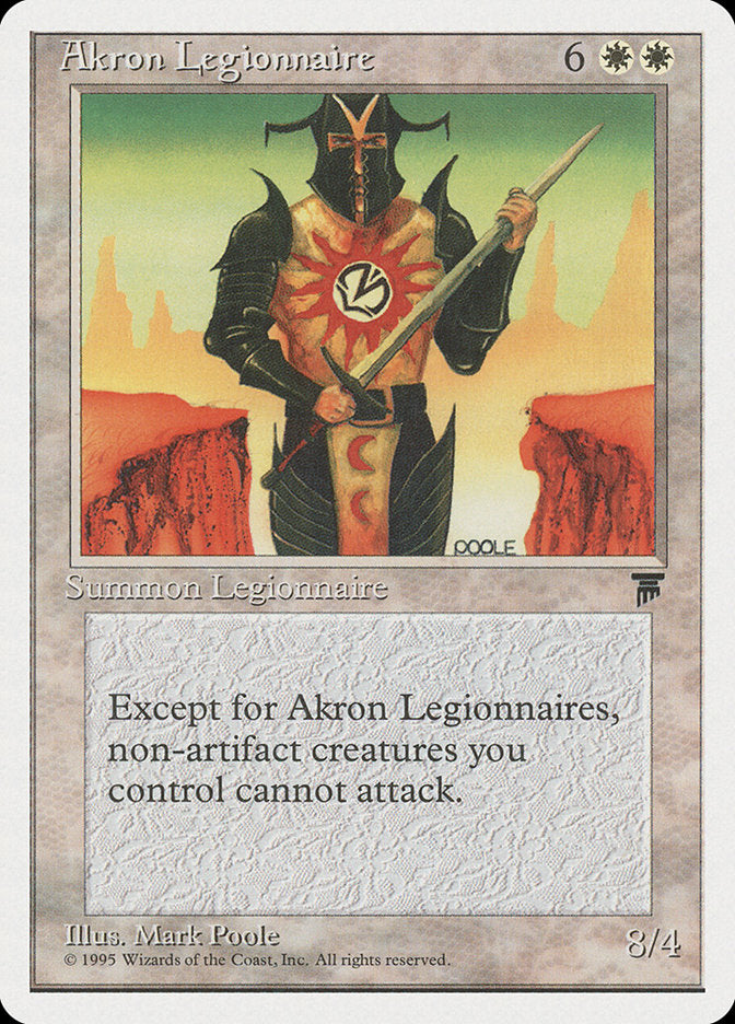 Akron Legionnaire [Chronicles] | Game Haven TX