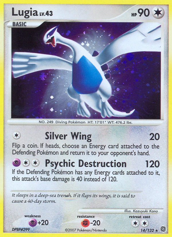 Lugia (14/132) [Diamond & Pearl: Secret Wonders] | Game Haven TX