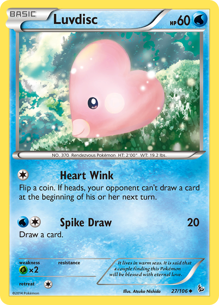 Luvdisc (27/106) [XY: Flashfire] | Game Haven TX