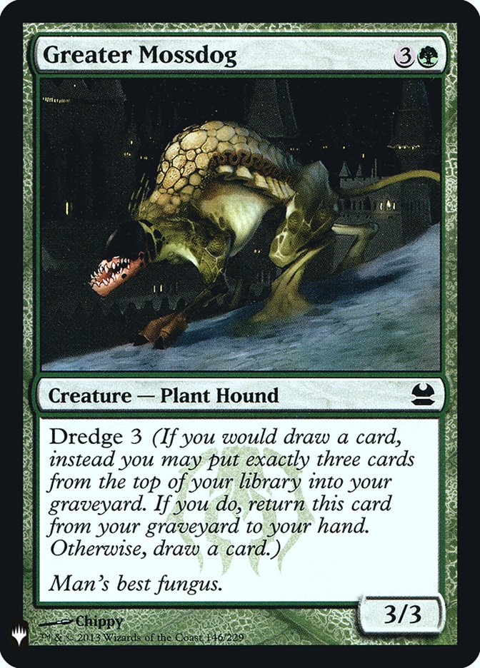 Greater Mossdog [Mystery Booster] | Game Haven TX