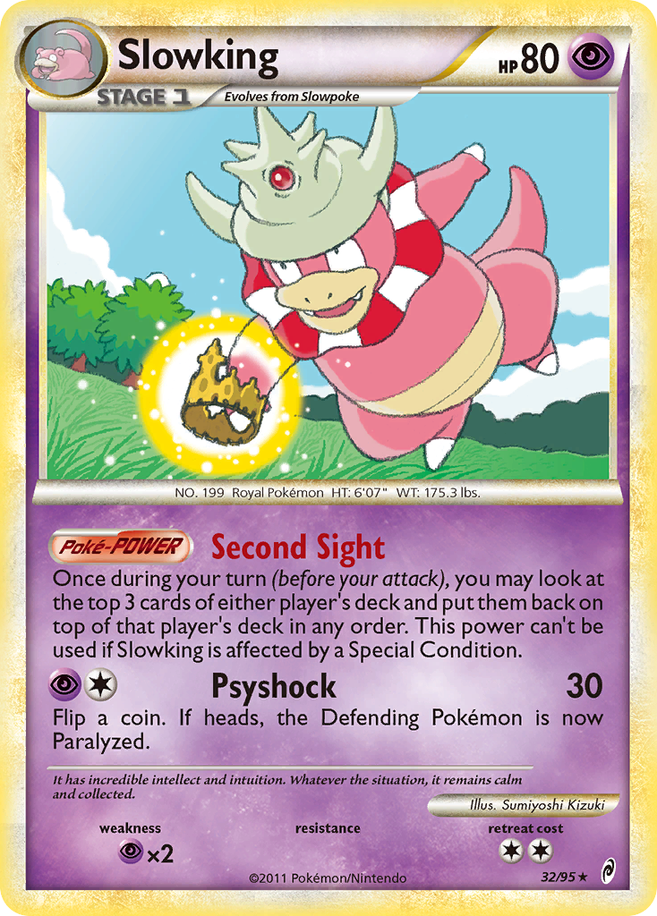 Slowking (32/95) [HeartGold & SoulSilver: Call of Legends] | Game Haven TX