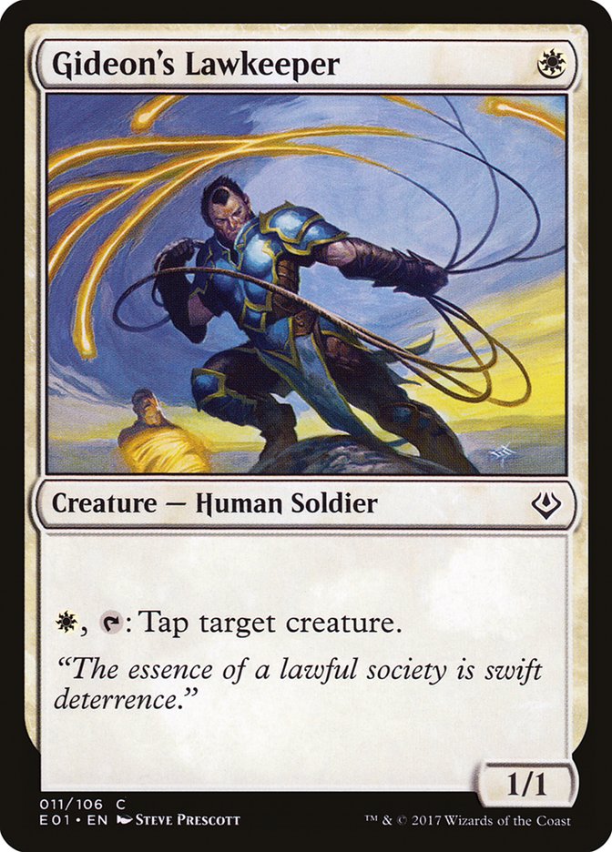 Gideon's Lawkeeper [Archenemy: Nicol Bolas] | Game Haven TX