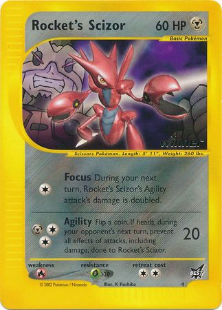 Rocket's Scizor (4) (Winner) [Best of Promos] | Game Haven TX