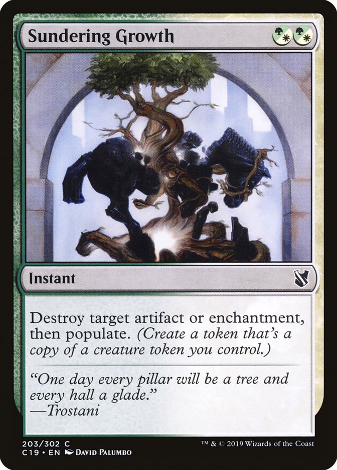 Sundering Growth [Commander 2019] | Game Haven TX