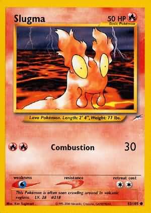 Slugma (82/105) [Neo Destiny Unlimited] | Game Haven TX