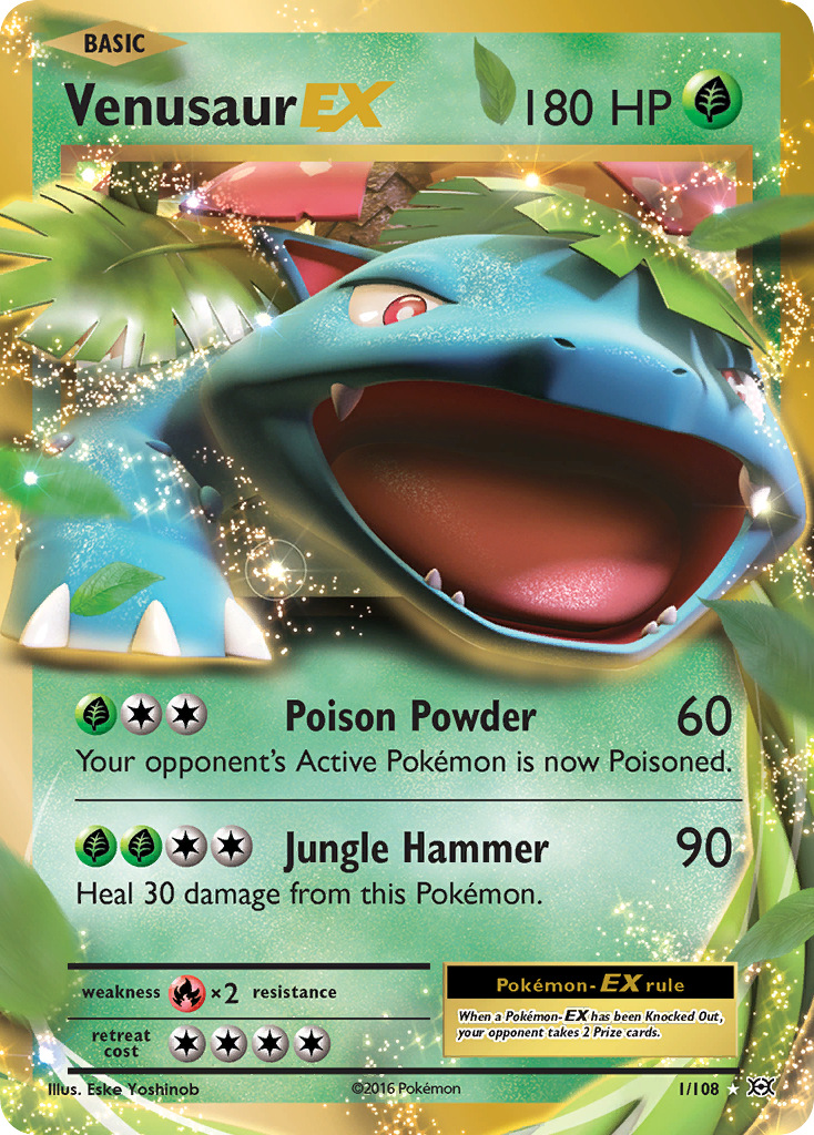 Venusaur EX (1/108) [XY: Evolutions] | Game Haven TX