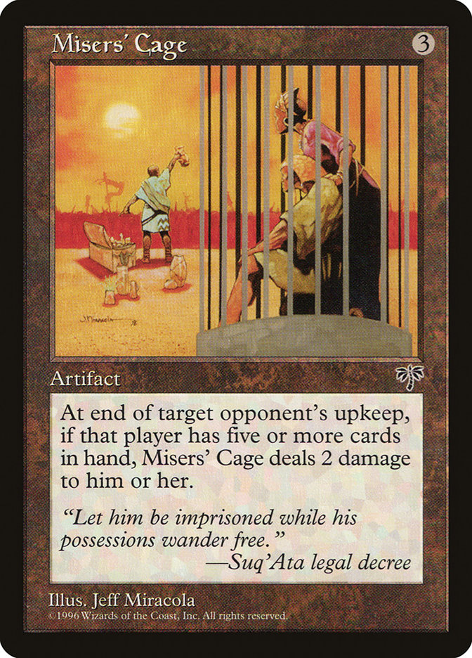 Misers' Cage [Mirage] | Game Haven TX