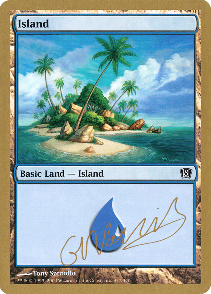 Island (gn337) (Gabriel Nassif) [World Championship Decks 2004] | Game Haven TX