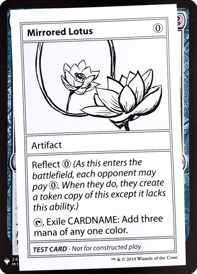 Mirrored Lotus [Mystery Booster Playtest Cards] | Game Haven TX