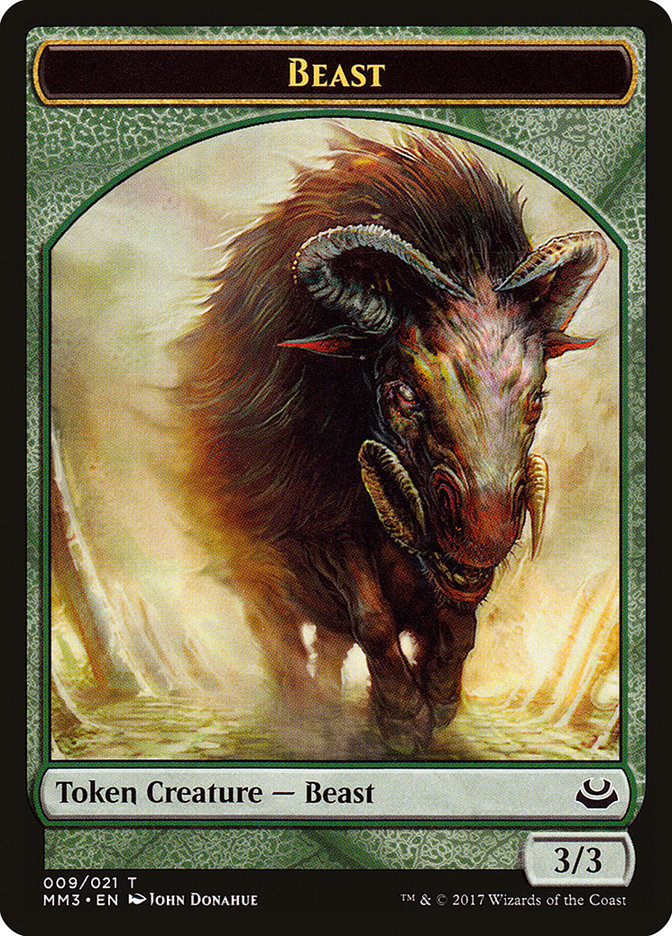 Beast (009/021) [Modern Masters 2017 Tokens] | Game Haven TX