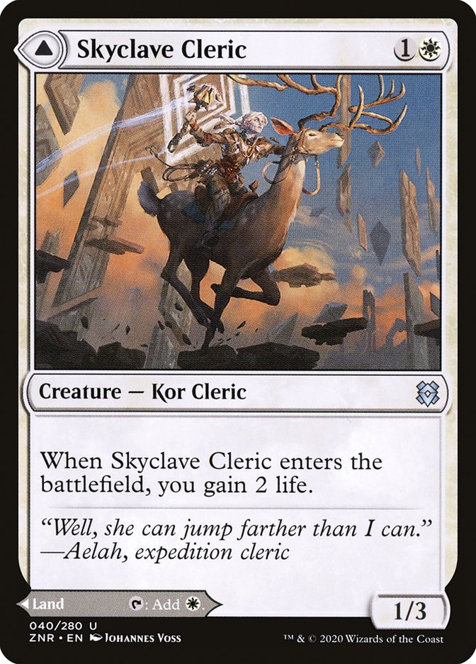 Skyclave Cleric // Skyclave Basilica [Zendikar Rising] | Game Haven TX