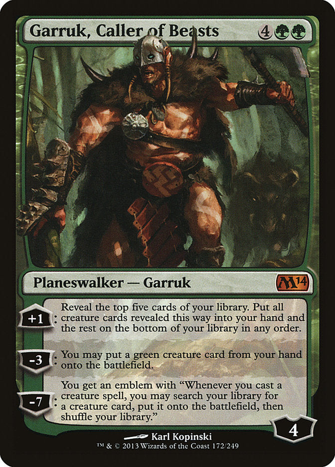 Garruk, Caller of Beasts [Magic 2014] | Game Haven TX