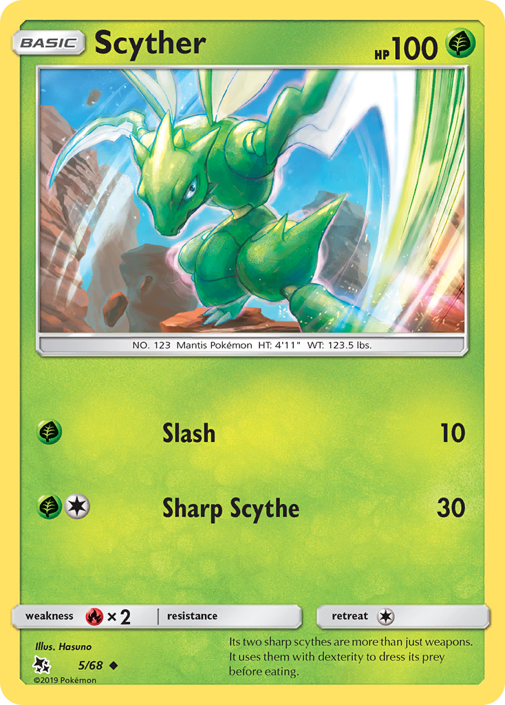 Scyther (5/68) [Sun & Moon: Hidden Fates] | Game Haven TX