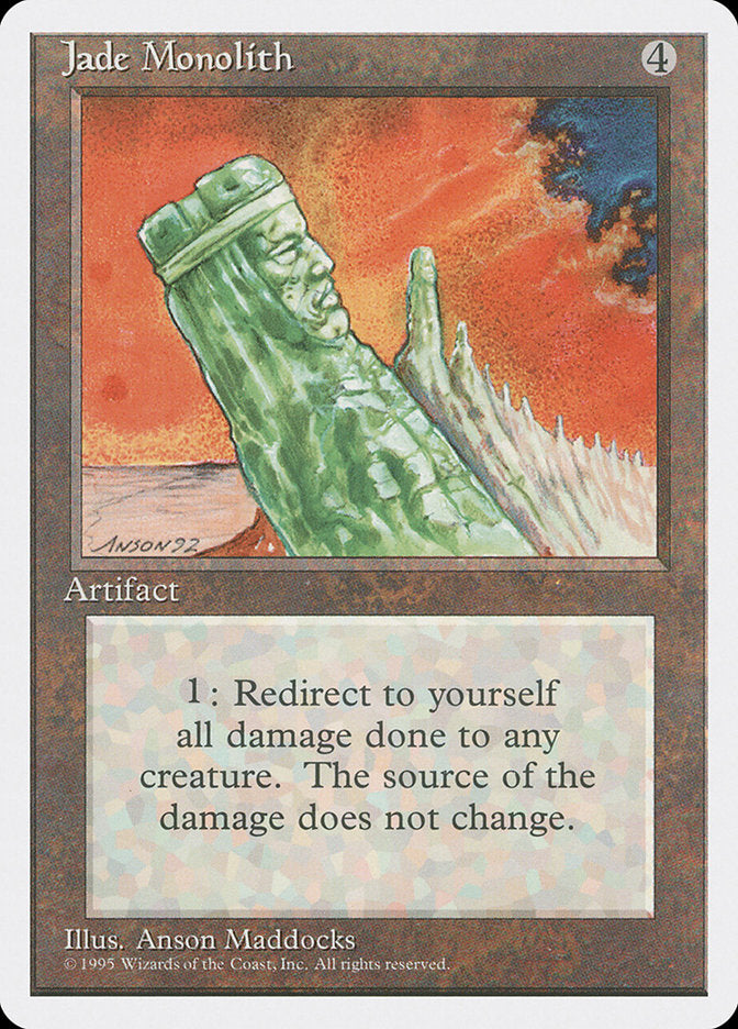 Jade Monolith [Fourth Edition] | Game Haven TX