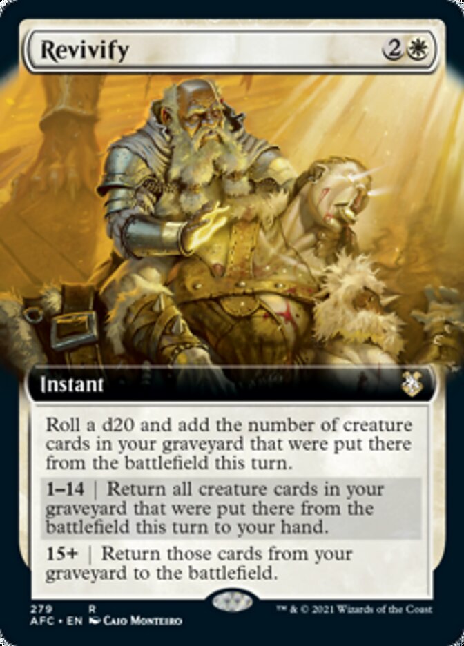 Revivify (Extended) [Dungeons & Dragons: Adventures in the Forgotten Realms Commander] | Game Haven TX