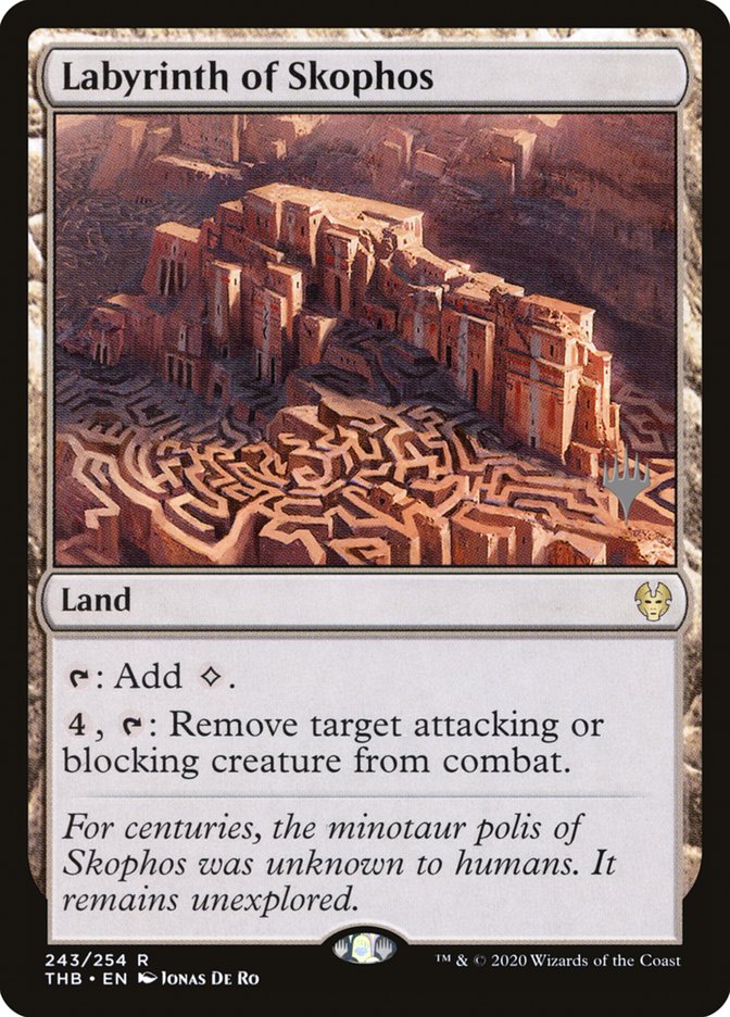 Labyrinth of Skophos (Promo Pack) [Theros Beyond Death Promos] | Game Haven TX