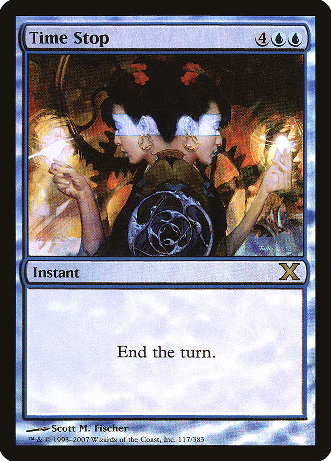 Time Stop (Premium Foil) [Tenth Edition] | Game Haven TX