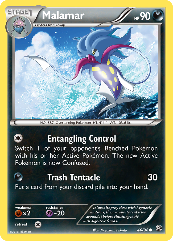 Malamar (46/98) [XY: Ancient Origins] | Game Haven TX