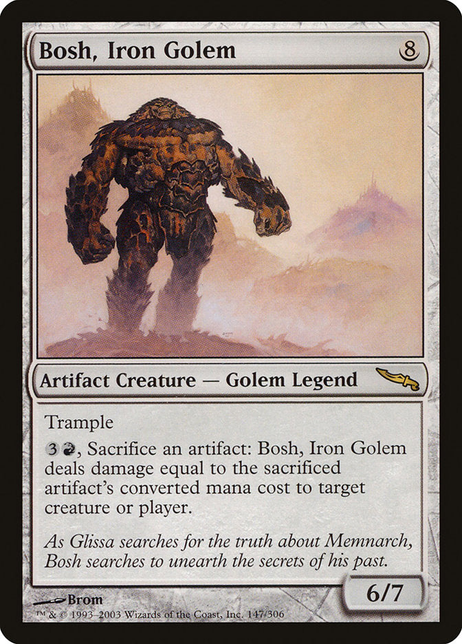 Bosh, Iron Golem [Mirrodin] | Game Haven TX