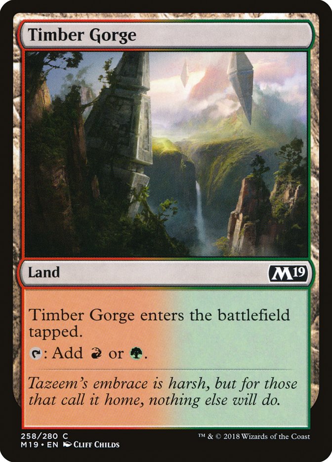 Timber Gorge [Core Set 2019] | Game Haven TX