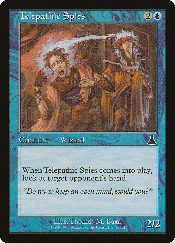 Telepathic Spies [Urza's Destiny] | Game Haven TX