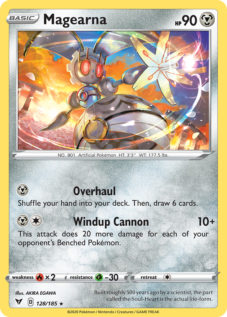 Magearna (128/185) (Theme Deck Exclusive) [Sword & Shield: Vivid Voltage] | Game Haven TX