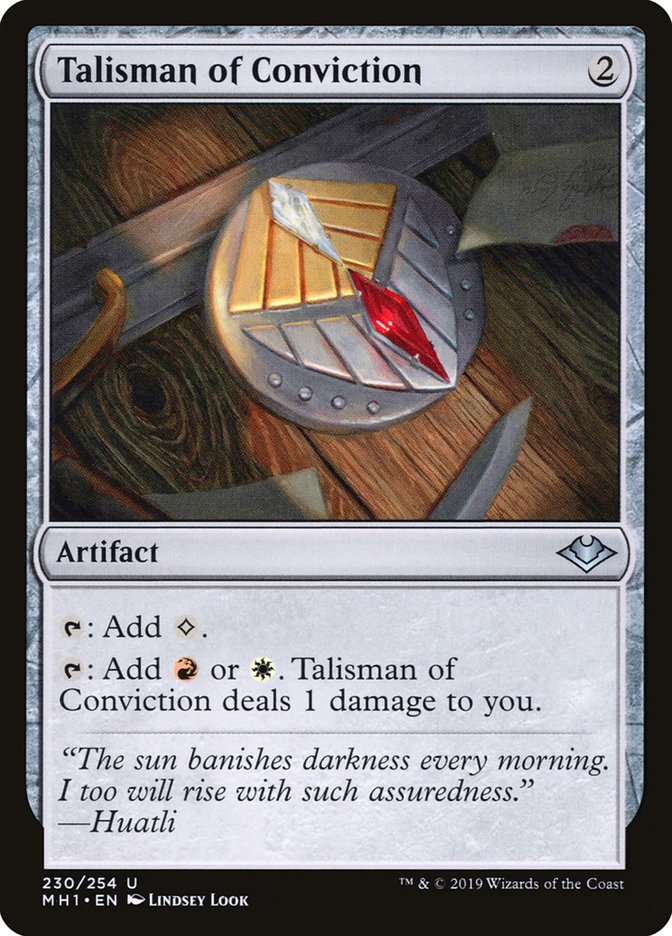 Talisman of Conviction [Modern Horizons] | Game Haven TX