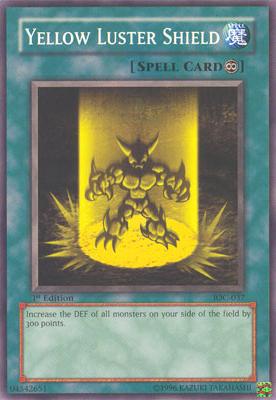 Yellow Luster Shield [IOC-037] Common | Game Haven TX