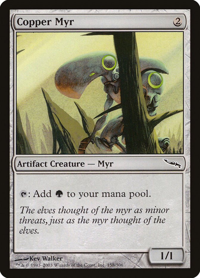 Copper Myr [Mirrodin] | Game Haven TX